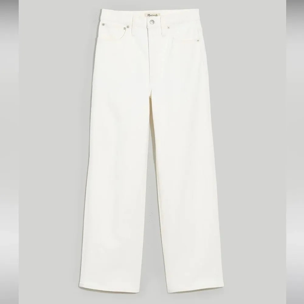 Madewell Women's High Rise Jeans - White - Picture 6 of 16